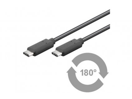 Kabel USB 3.1 konektor C/male - USB 3.1 konektor C/male, 0,5 m