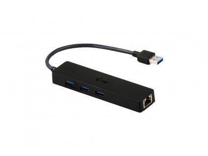 i-tec USB 3.0 Slim HUB 3x s Gigabit ethernet portom