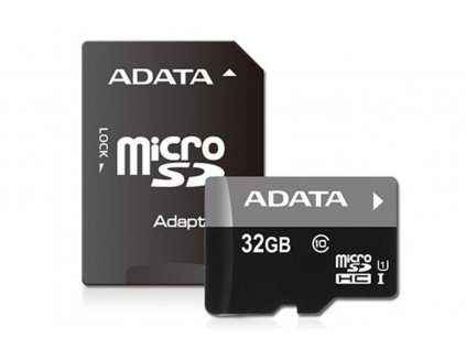 ADATA pamäťová karta MicroSDHC 32GB UHS-I Class 10 + adaptér