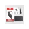 Externí box Axagon EE25 USB-C, bez šroubů - černý