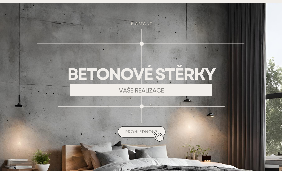 Betonová stěrka - Vaše realizace