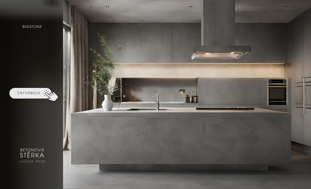 Betonová stěrka - Šedá