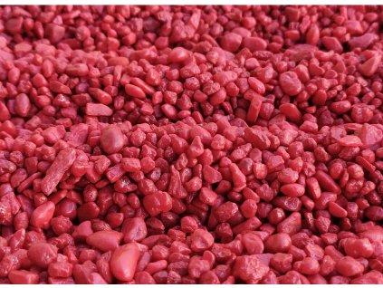 BigStone Akvarijní písek 3-7 mm Červený