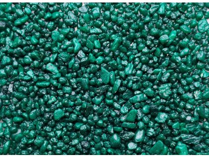 BigStone Křemičitý písek 3-7 mm (Tmavě zelený)
