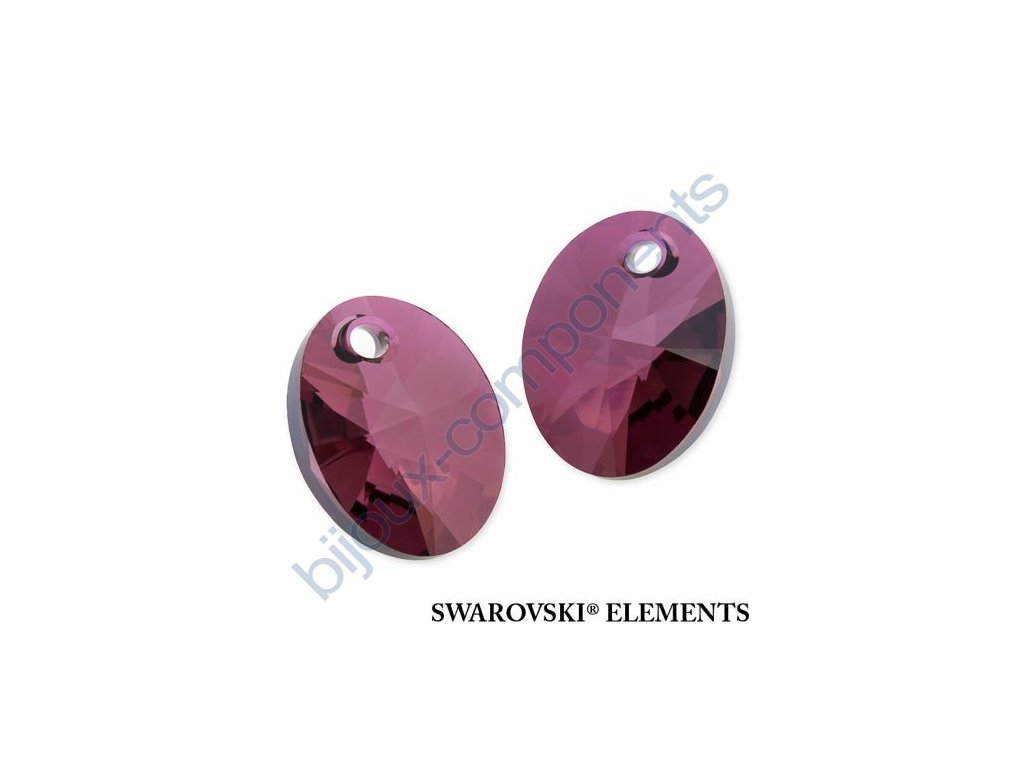 SWAROVSKI ELEMENTS přívěsek - XILION ovál, crystal lilac shadow, 18mm