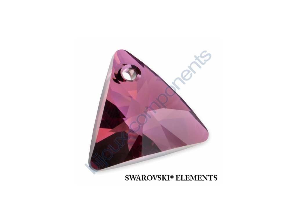 SWAROVSKI ELEMENTS přívěsek - XILION trojúhelník, crystal lilac shadow, 16mm