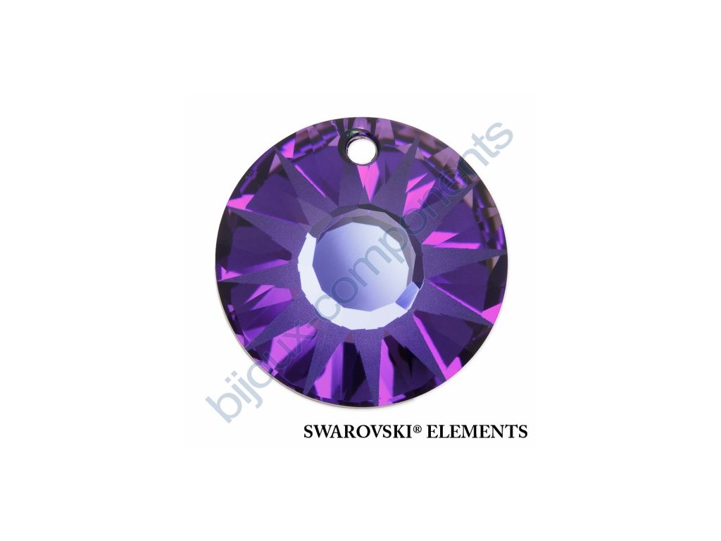 SWAROVSKI ELEMENTS přívěsek - Sun, crystal helio P, 19mm