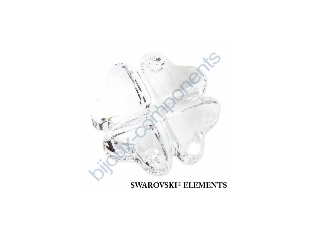 SWAROVSKI ELEMENTS přívěsek - Čtyřlístek, crystal, 23mm