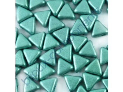 Kheops par Puca, Metallic Mat Green, 6x6x6mm, 12ks