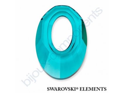 SWAROVSKI ELEMENTS Helios přívěsek, blue zircon, 20mm