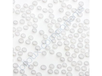 PRECIOSA rokajl - bílá/perleťová , 11/0 cca 2mm