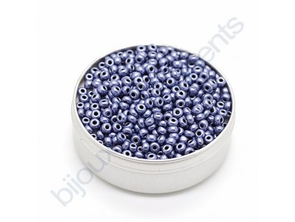PRECIOSA rokajl - metalický modro-fialový, 6/0 cca 4mm
