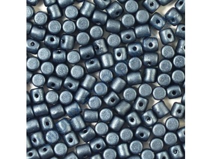 Minos par Puca, Metallic Mat Dark Blue, 3x2,5mm, 36ks