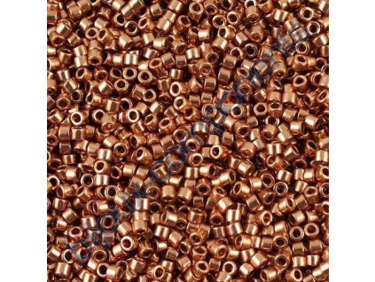 Miyuki Delica, měděná, vel.1,6 mm, průtah 0,8 mm