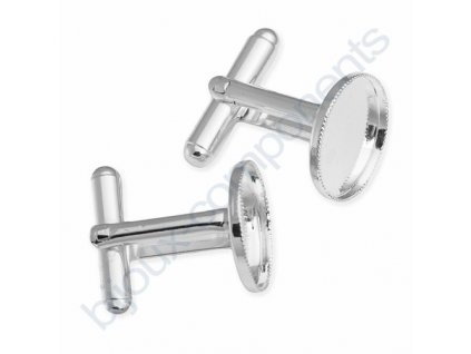 Manžetový knoflík s kotlíkem na chessboard 2035 14mm