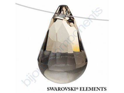 SWAROVSKI ELEMENTS přívěsek - Cabochette, crystal satin, 13mm