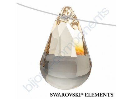 SWAROVSKI ELEMENTS přívěsek - Cabochette, light silk, 13mm