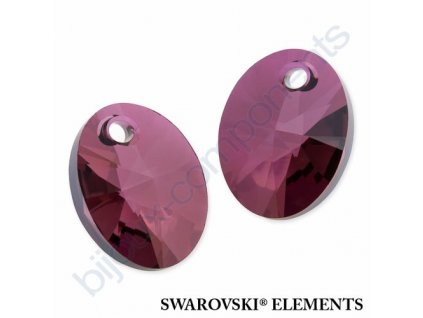 SWAROVSKI ELEMENTS přívěsek - XILION ovál, crystal lilac shadow, 18mm