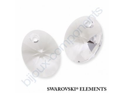SWAROVSKI ELEMENTS přívěsek - XILION ovál, crystal, 10mm