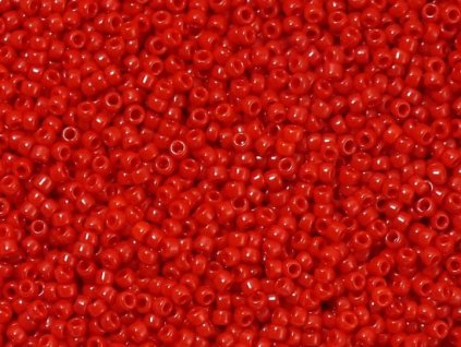TOHO rokajl, Opaque Cherry, vel.1,5 mm, průtah 0,5 mm