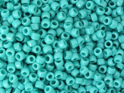 TOHO rokajl, Opaque Turquoise, vel.1,5 mm, průtah 0,5 mm