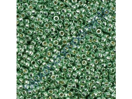TOHO rokajl, Permanent Finish Galvanized Mint Green, vel.1,5 mm, průtah 0,5 mm