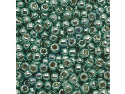 TOHO rokajl, Permanent-Finish-Galvanized Green Teal, vel.3,1 mm, průtah 1,3 mm