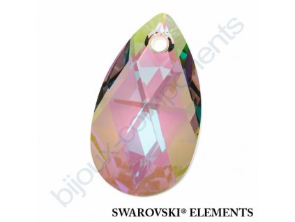 SWAROVSKI ELEMENTS přívěsek - hruška, crystal paradise shine, 22mm