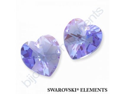 SWAROVSKI ELEMENTS přívěsek - srdce, light sapphire AB, 10,3x10mm