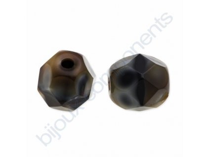 Ohňové korálky barvené, cca 6mm