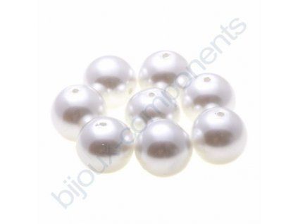 Skleněné voskované perle, cca 12mm