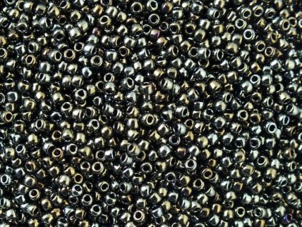 TOHO rokajl, Metallic Iris Brown, vel.2,2 mm, průtah 0,8 mm