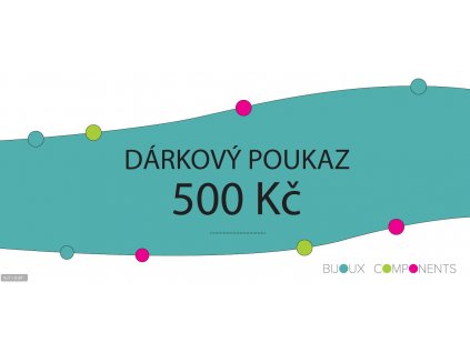 Dárkový poukaz v hodnotě 500 Kč