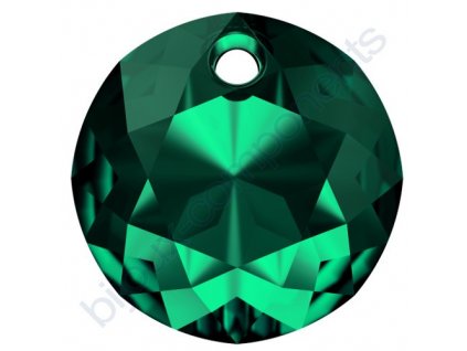 SWAROVSKI CRYSTALS přívěsek - Classic Cut, emerald, 14mm