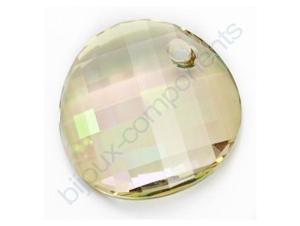 SWAROVSKI ELEMENTS přívěsek - Twist, crystal lumin green, 18mm
