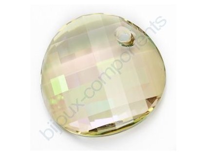 SWAROVSKI ELEMENTS přívěsek - Twist, crystal lumin green, 28mm