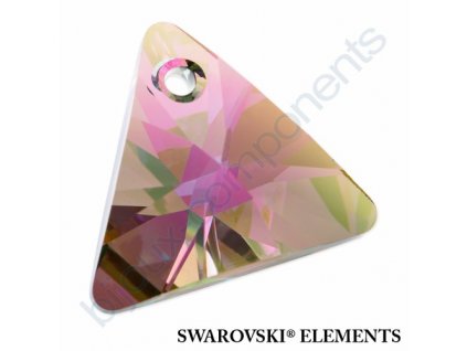 SWAROVSKI ELEMENTS přívěsek - XILION trojúhelník, crystal paradise shine, 16mm