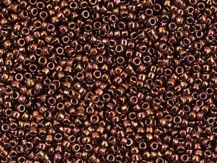 TOHO rokajl, Dark Bronze, vel.3,1 mm, průtah 1,3 mm