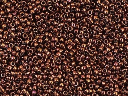 TOHO rokajl, Dark Bronze, vel.3,1 mm, průtah 1,3 mm