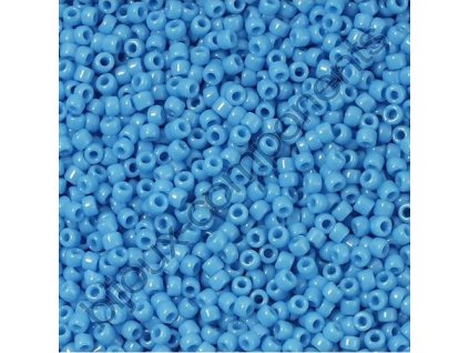 TOHO rokajl, Opaque Cornflower, vel.3,1 mm, průtah 1,3 mm
