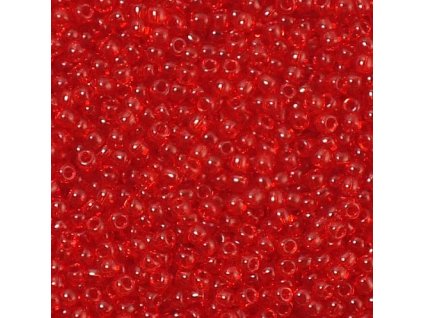 TOHO rokajl, Transparent Siam Ruby, vel.2,2 mm, průtah 0,8 mm