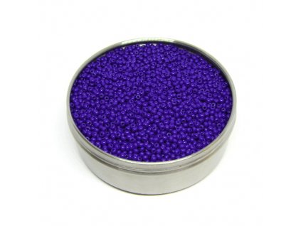 PRECIOSA rokajl - sytá modrá, 8/0 cca 2,9 mm