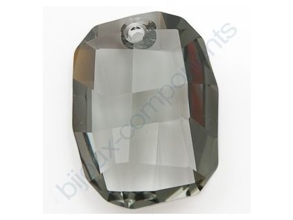 SWAROVSKI ELEMENTS přívěsek - Graphic, black diamond, 28mm