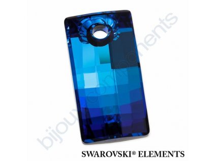 SWAROVSKI ELEMENTS přívěsek - Urban, crystal bermuda blue P, 20mm