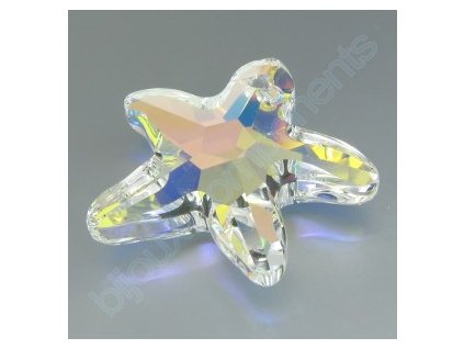 SWAROVSKI ELEMENTS přívěsek - mořská hvězda, crystal AB, 16mm