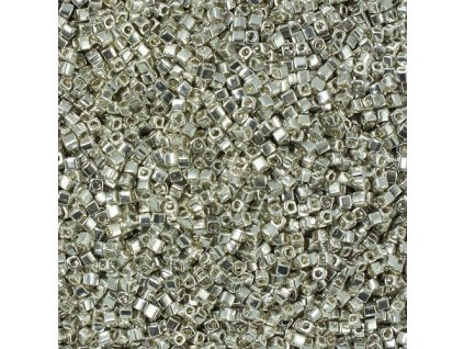 Miyuki Square, Galvanized Silver - 1,8 mm