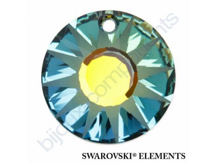 SWAROVSKI ELEMENTS přívěsek - Sun, crystal sahara P, 12mm