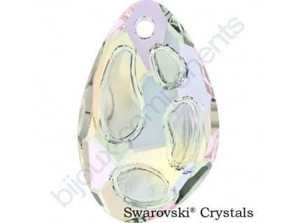 SWAROVSKI CRYSTALS přívěsek - Radiolarian, crystal AB, 18x11,5mm