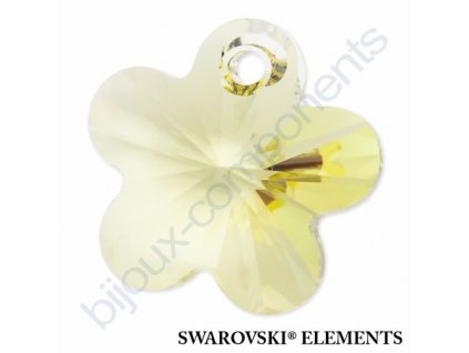 SWAROVSKI ELEMENTS přívěsek - kytička, jonquil, 14mm