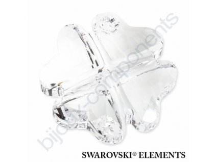 SWAROVSKI ELEMENTS přívěsek - Čtyřlístek, crystal, 23mm